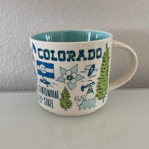 New Starbucks Colorado Been There Series Collection Ceramic Coffee Mug Blue